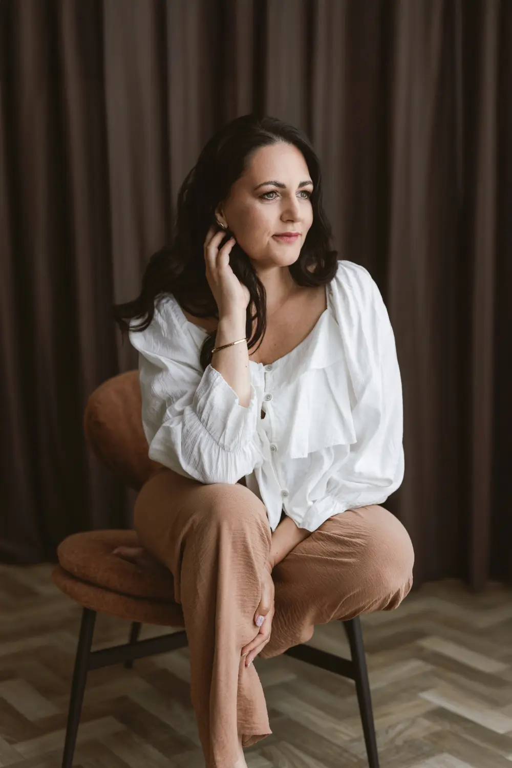 Fotografka Edita Hólyová ZahraPhoto v ateliéri v Šuranoch.